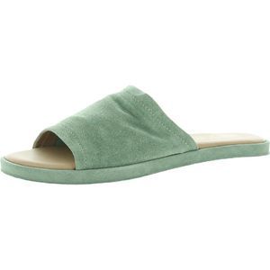 Kenneth Cole New York Womens Leighten Sandal Green Flat Sandals Shoes